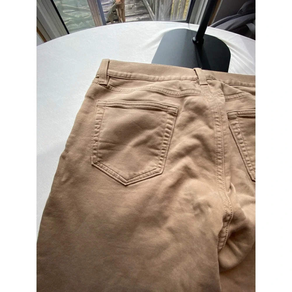 Banana Republic Slim Traveler Khaki Pants Mens 34x34 Tan 488420-01